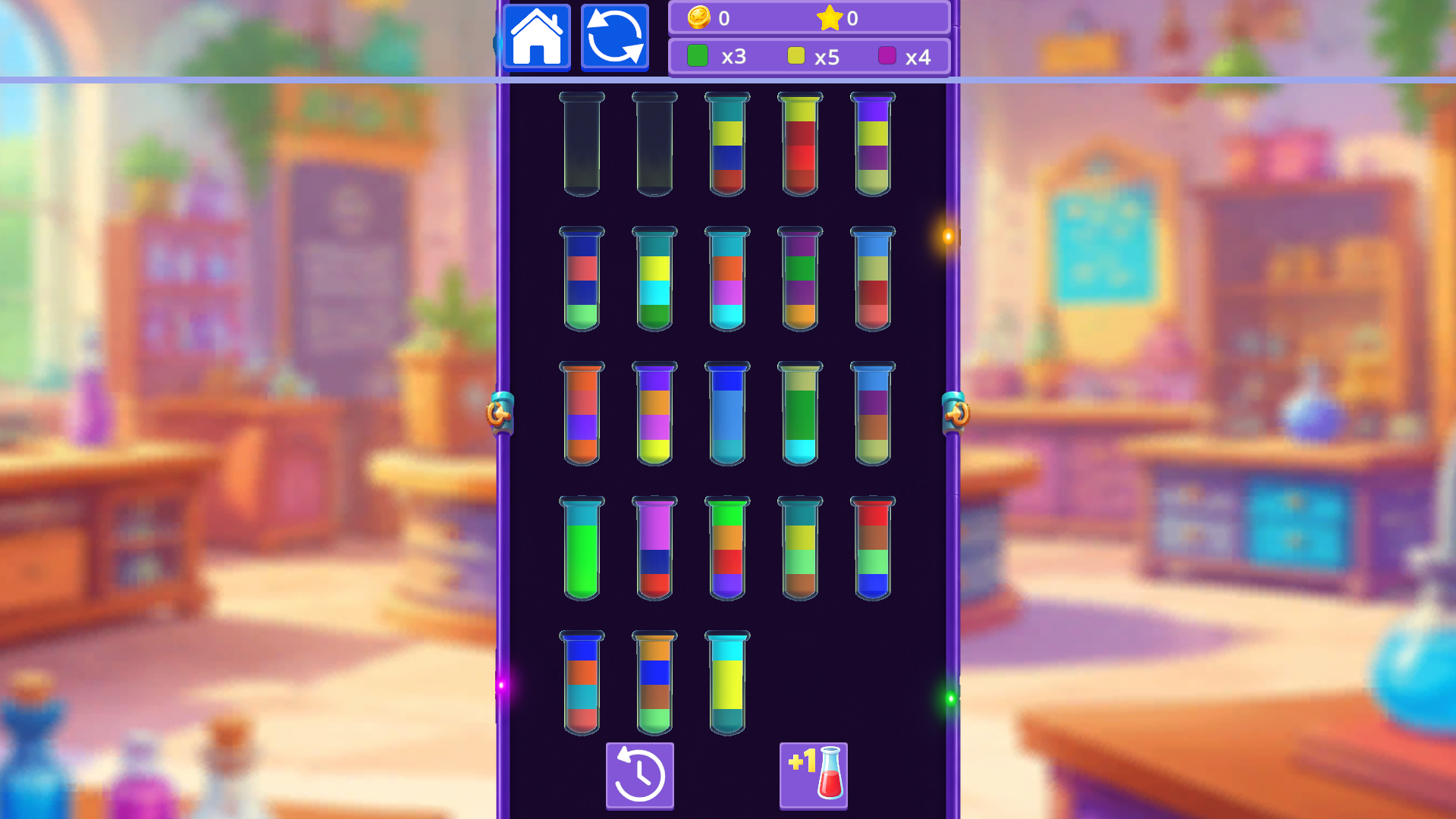 Color Sorting: Rooms — screenshot 4