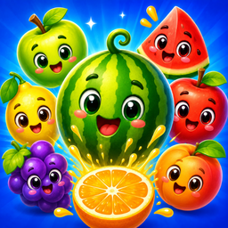 Juicy Drop: Слияние фруктов