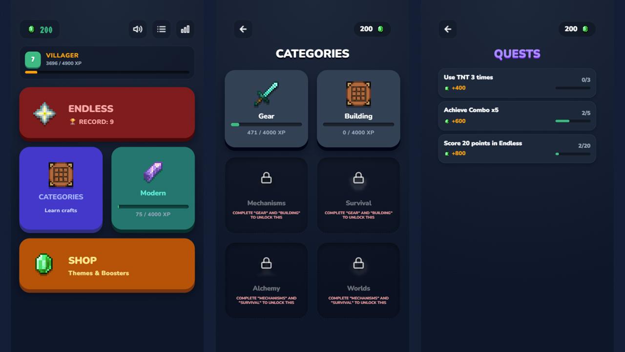 Guess the Craft screenshot
