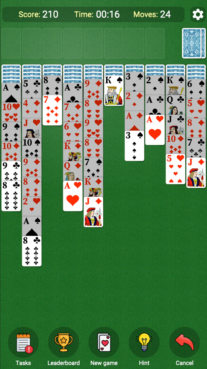 Spider Solitaire: 1, 2 or 4 suits screenshot 6