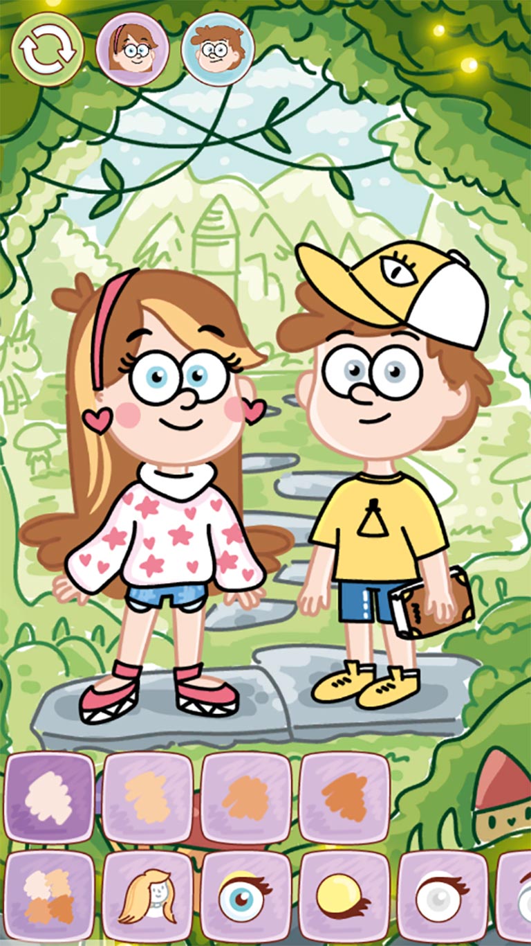 Gravity Falls Dress Up screenshot 4