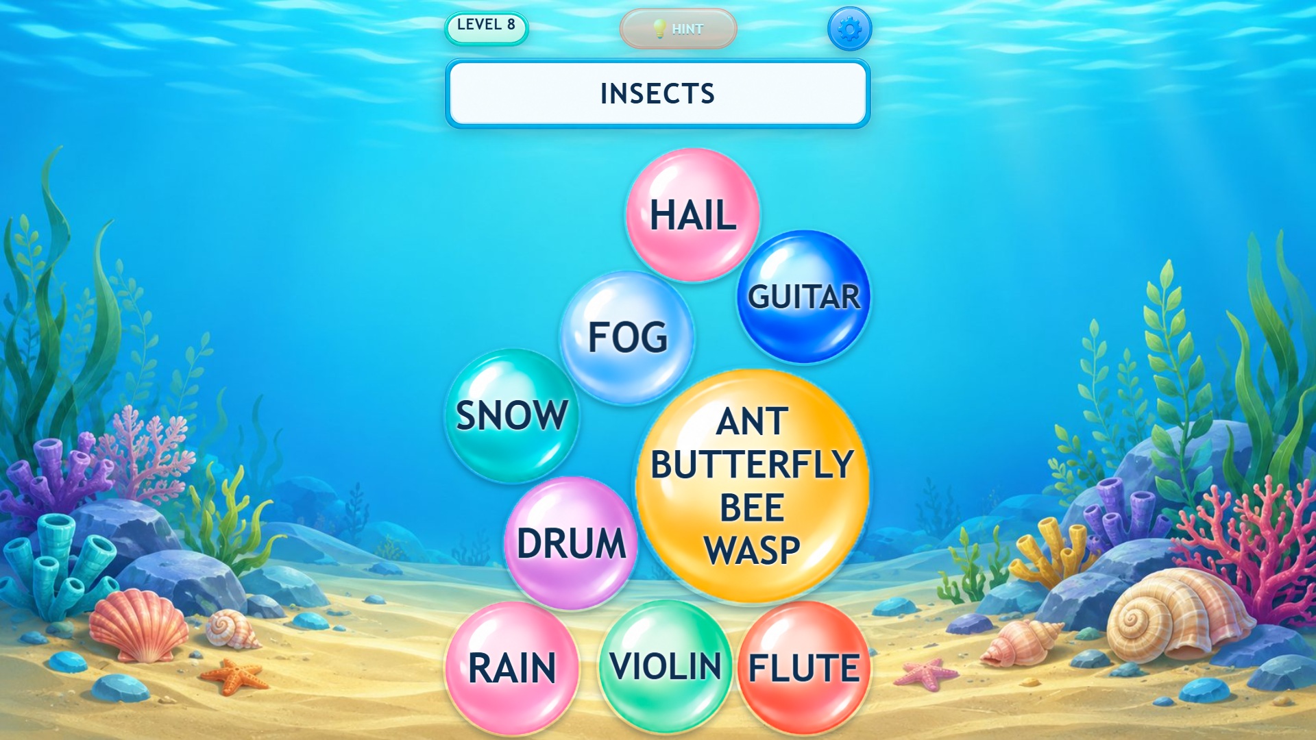 Word Sort: Pearl Merge — screenshot 6