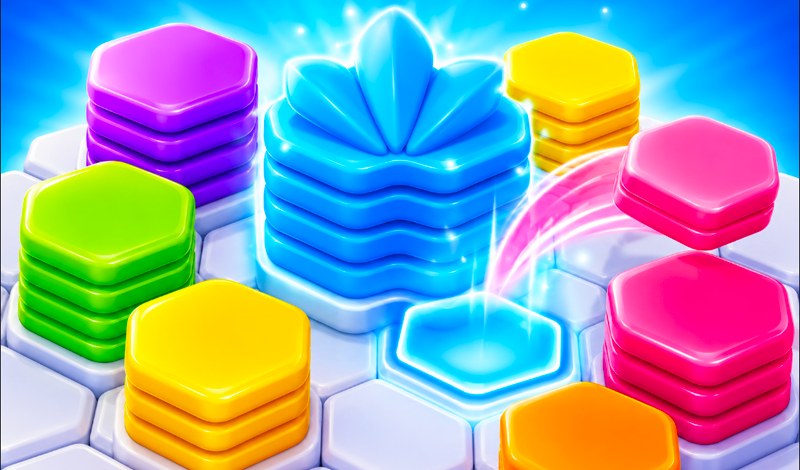 Colored Hexagon game cover