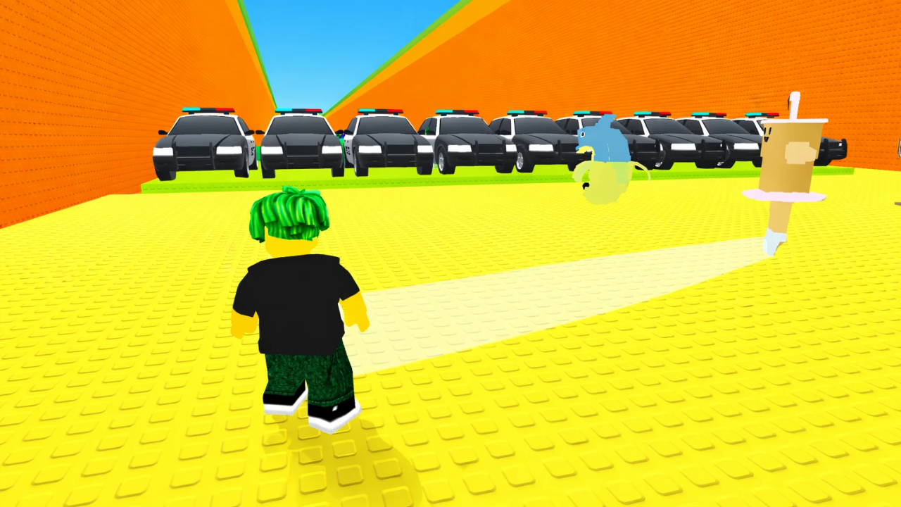 Obby: Escape Police for Brainrots screenshot