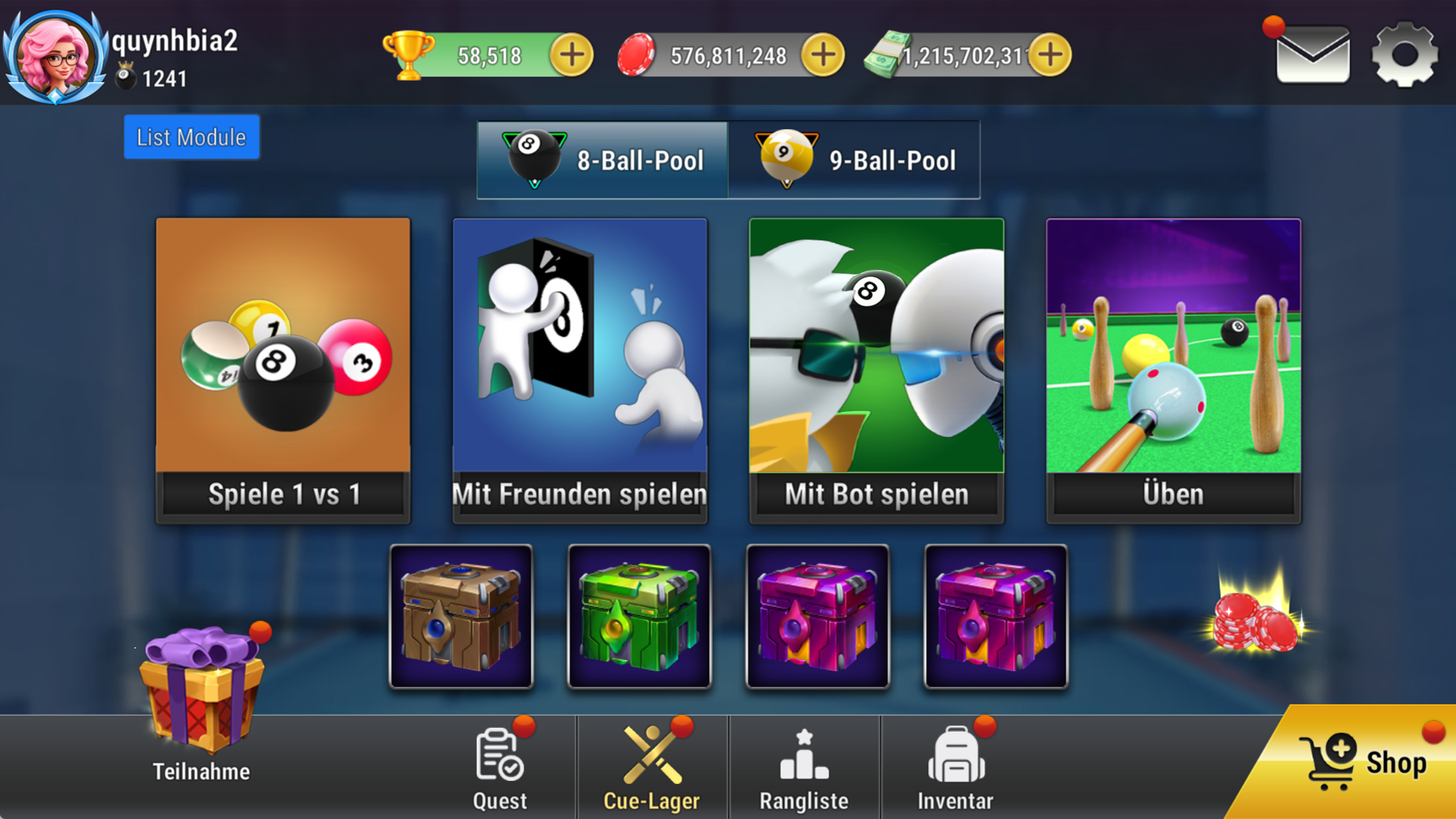 Pool Club: 8 Ball Billiards — screenshot 1
