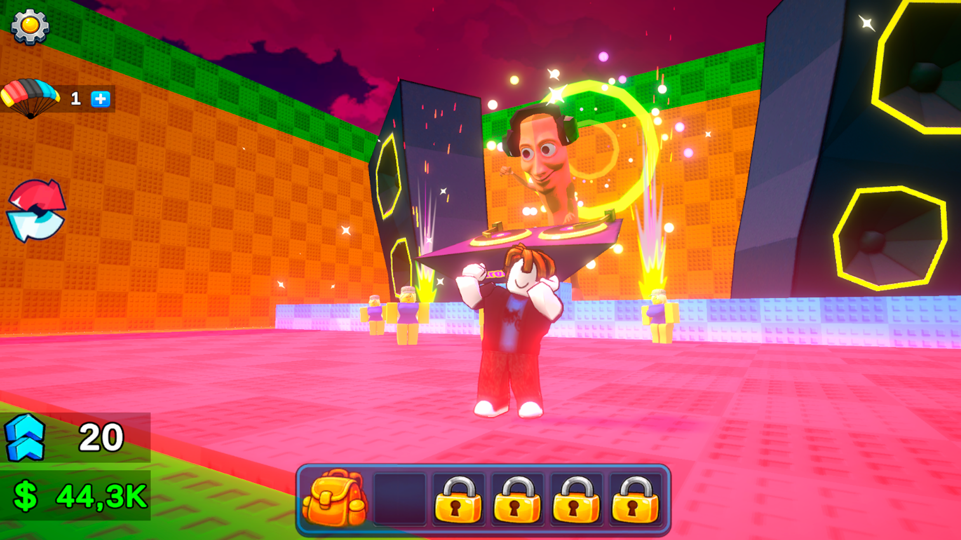 Collect Brainrots with a Parachute — screenshot 1