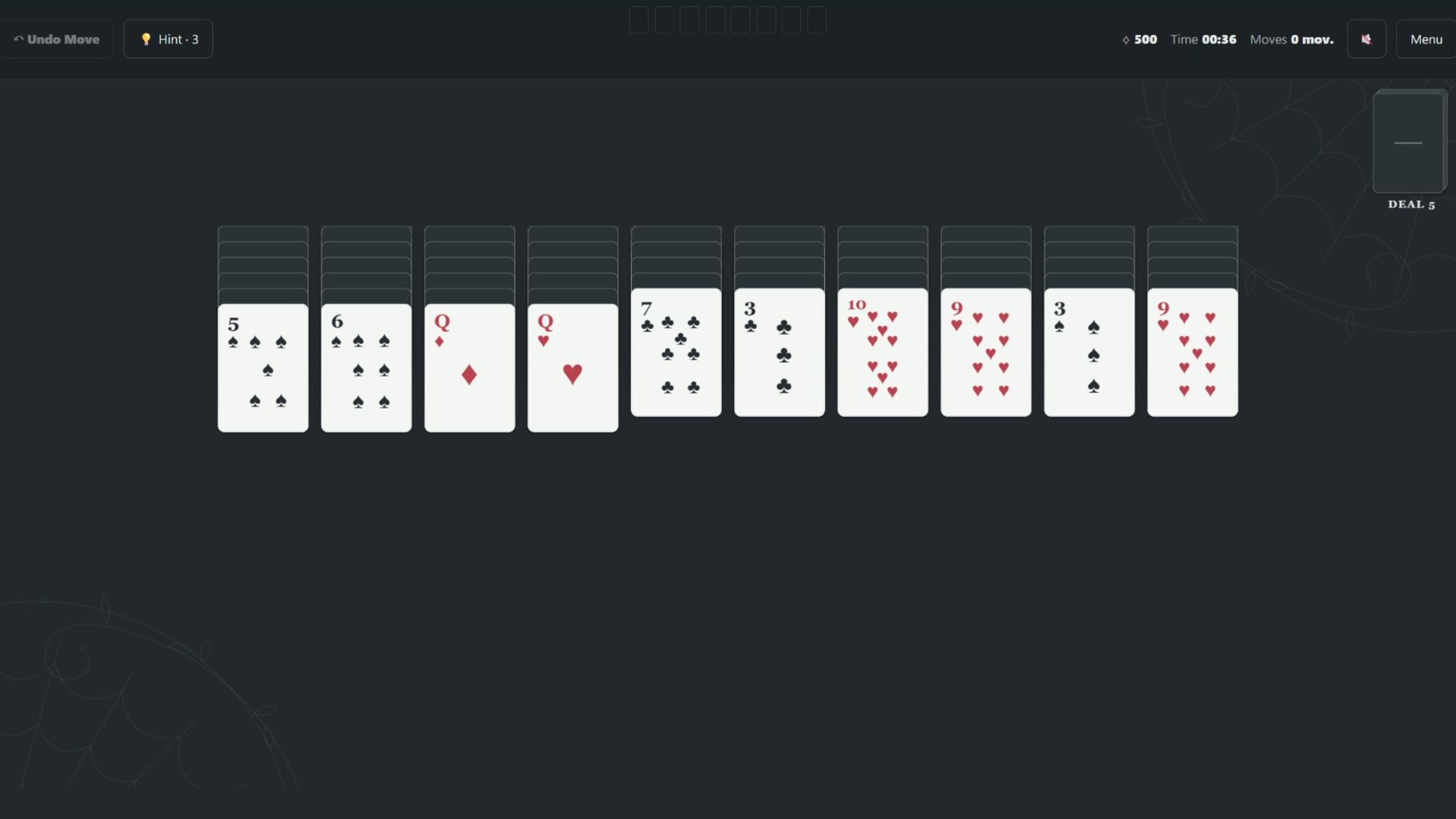Spider Solitaire 2027 — screenshot 2