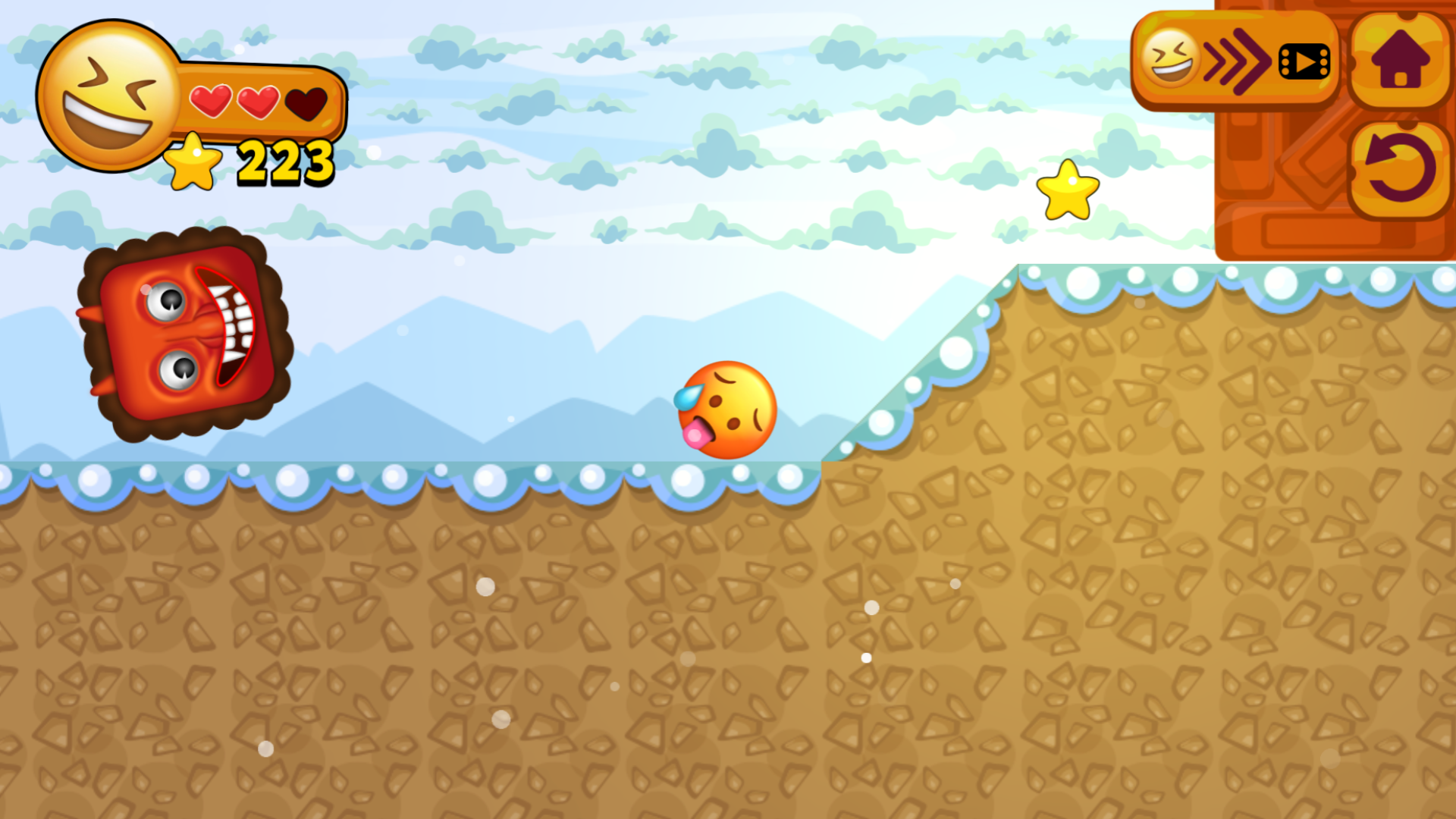 Laughing Ball: Red and Blue Bouncer screenshot