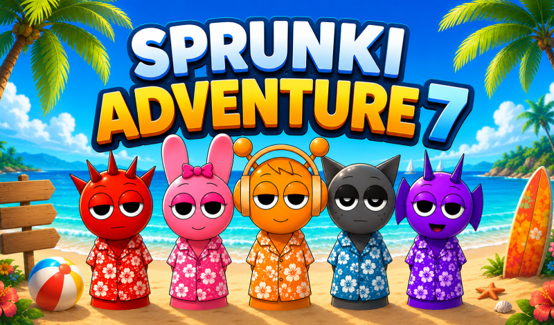 Sprunki Adventure 7 game cover