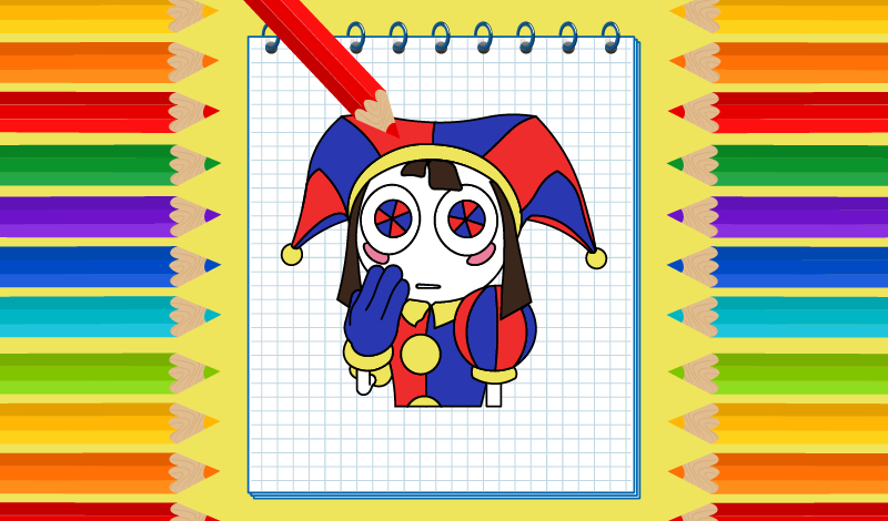 Digital Circus: Coloring Book game cover