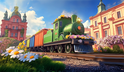 Trainy trains (Train simulator)  loading=