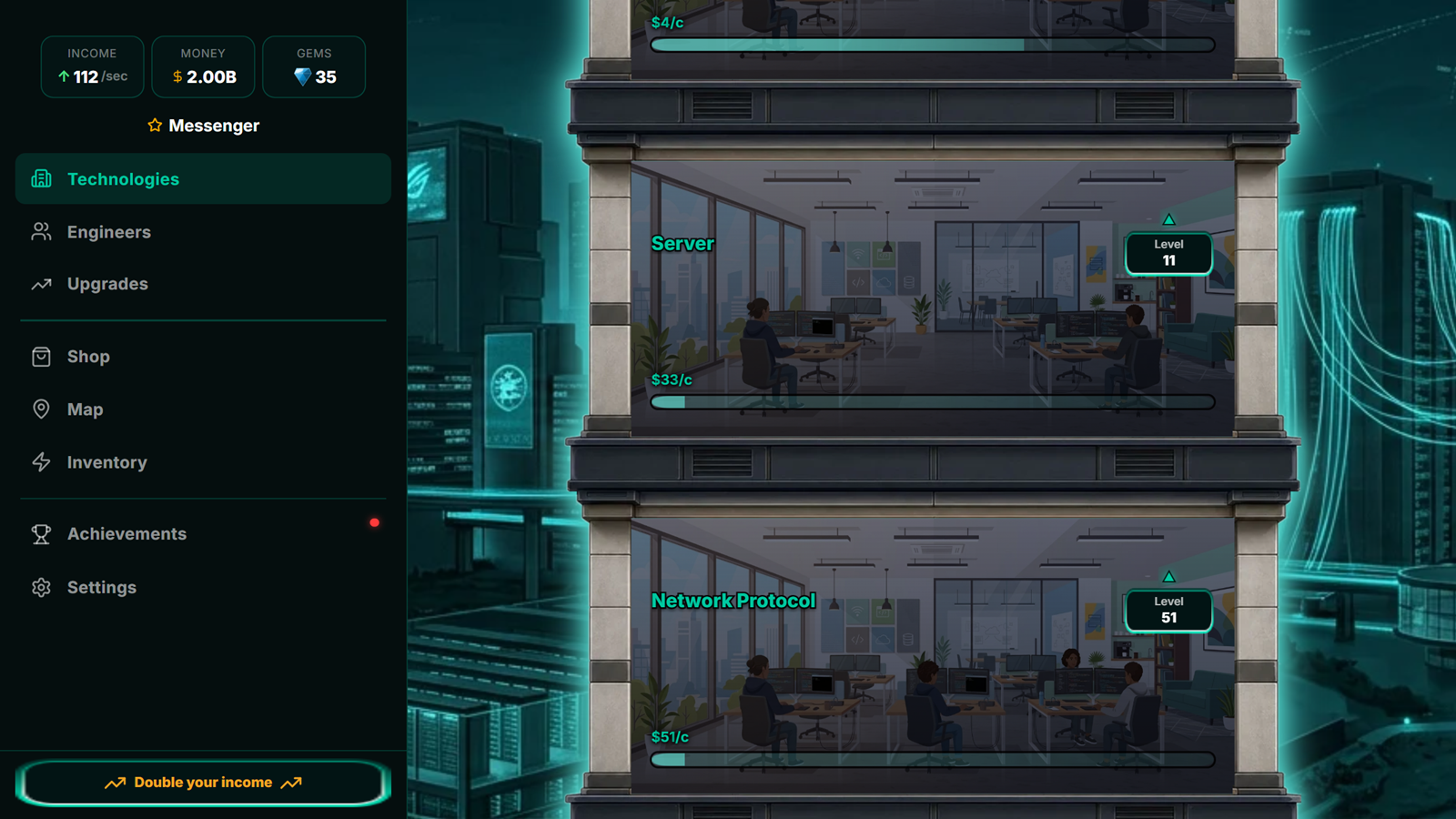Idle IT Tycoon — screenshot 1