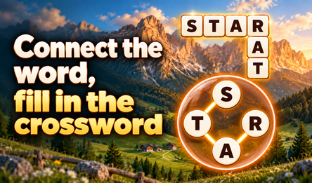Connect the word, fill in the crossword