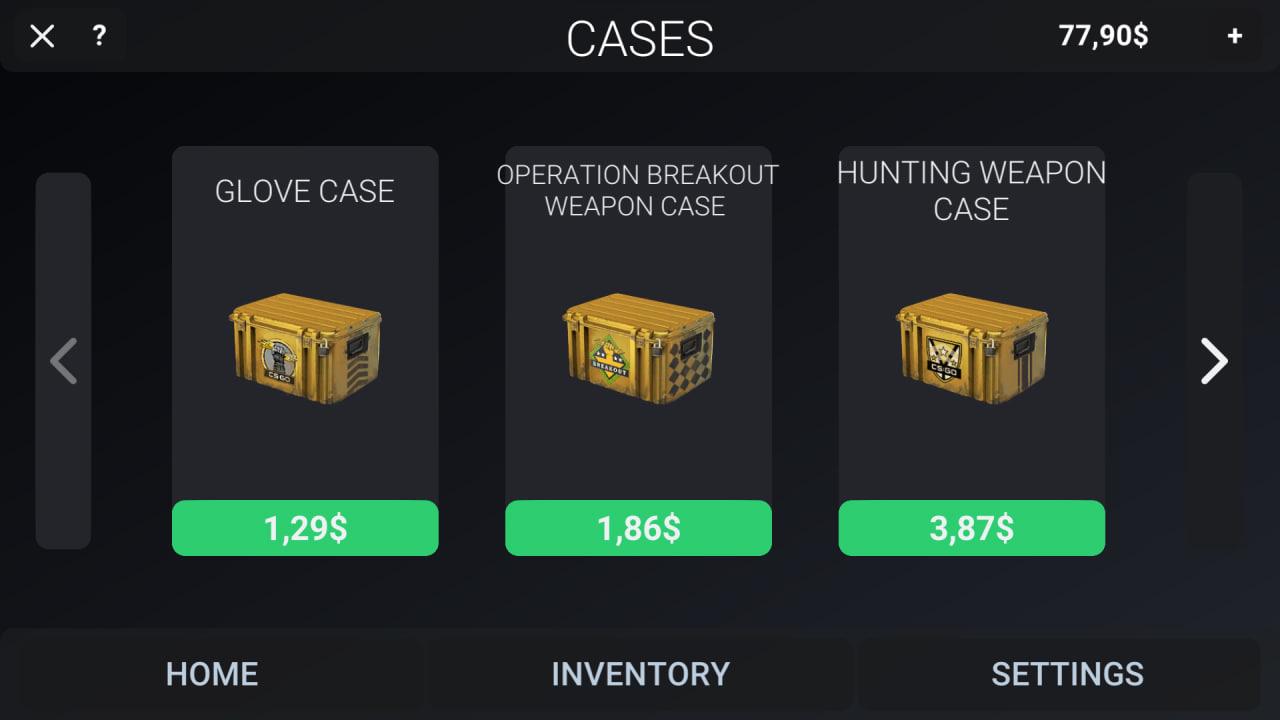 Case Simulator - opening simulator cs screenshot