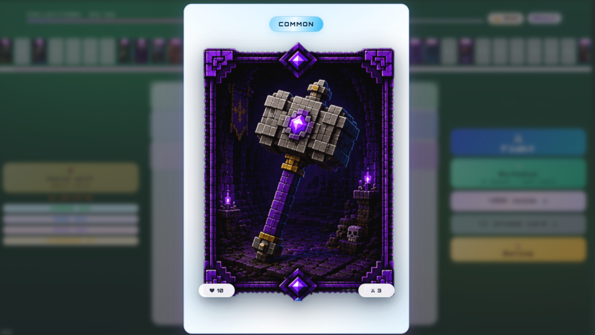Survival and craft. Card collection online — screenshot 2