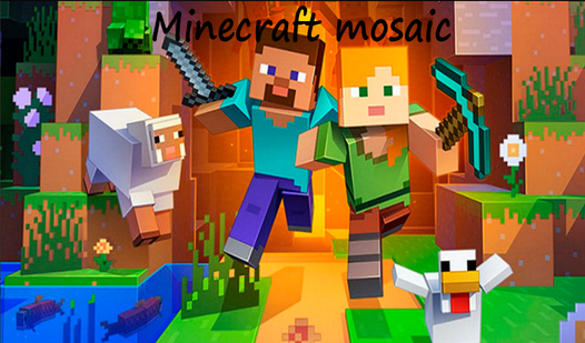 Minecraft mosaic