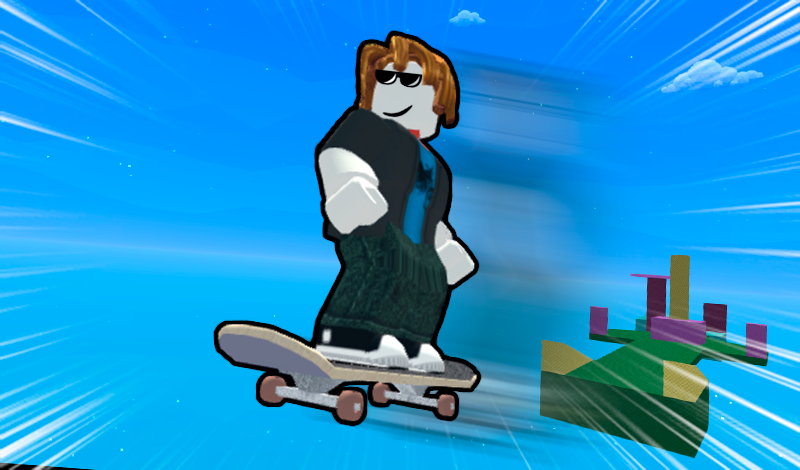 Obby: Super-Speed Skateboard game cover