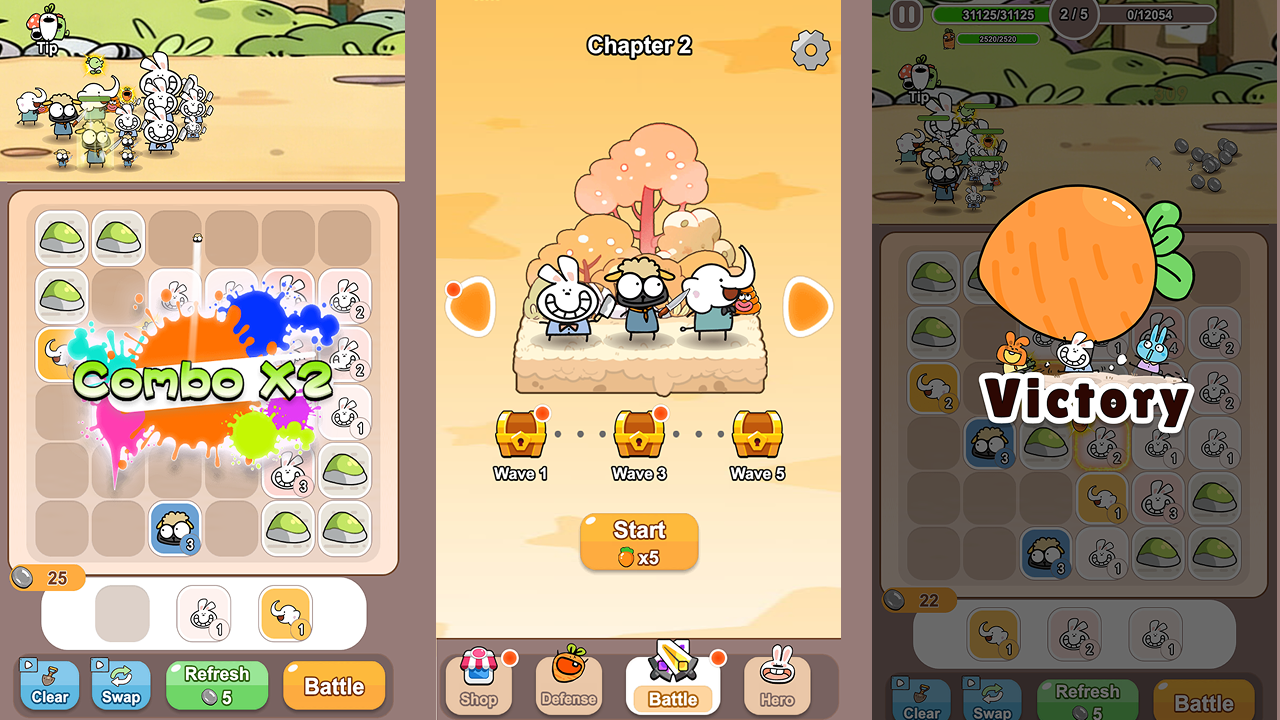 Forest Battle: Merge Heroes — screenshot 2