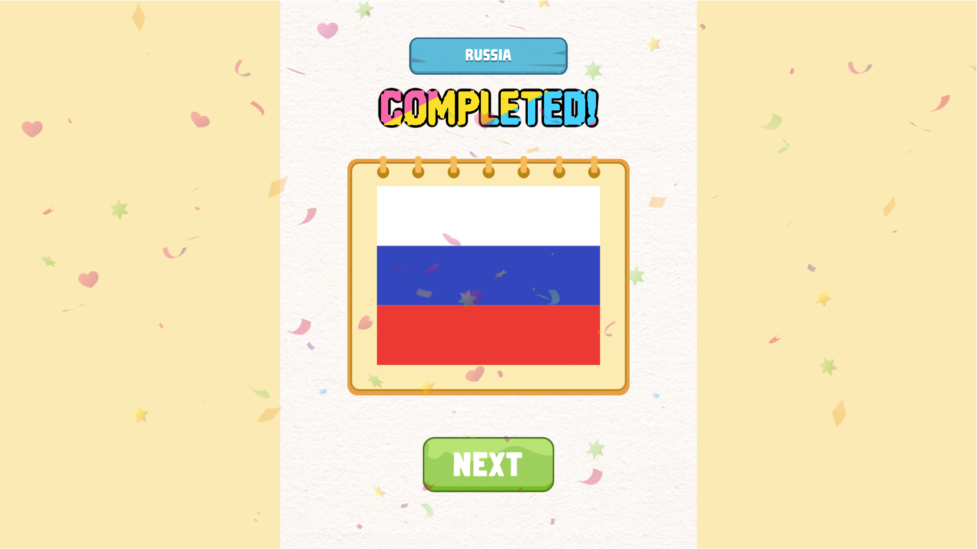 Flag Coloring Puzzle screenshot