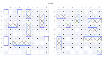 «Battleship Game on Paper»