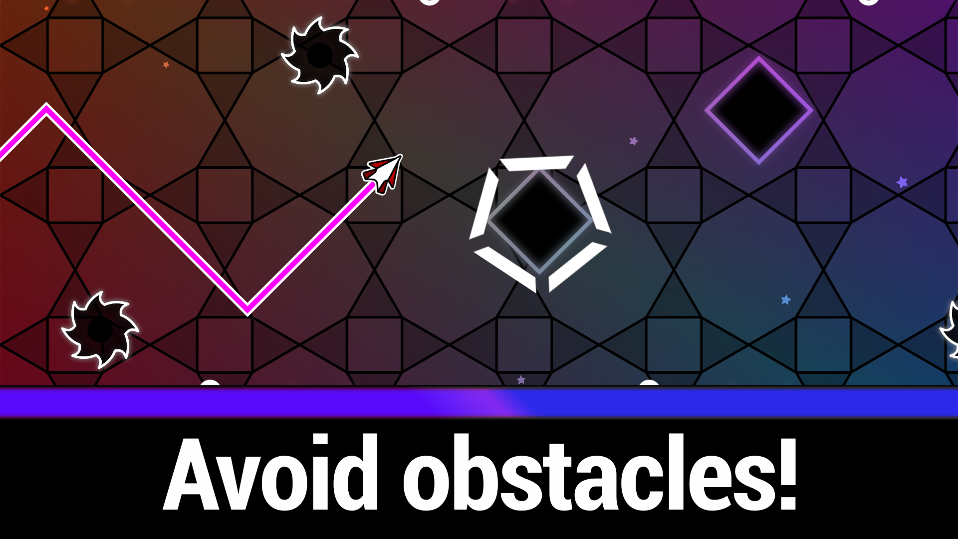 Geometry Wave: Neon Challenge screenshot 6