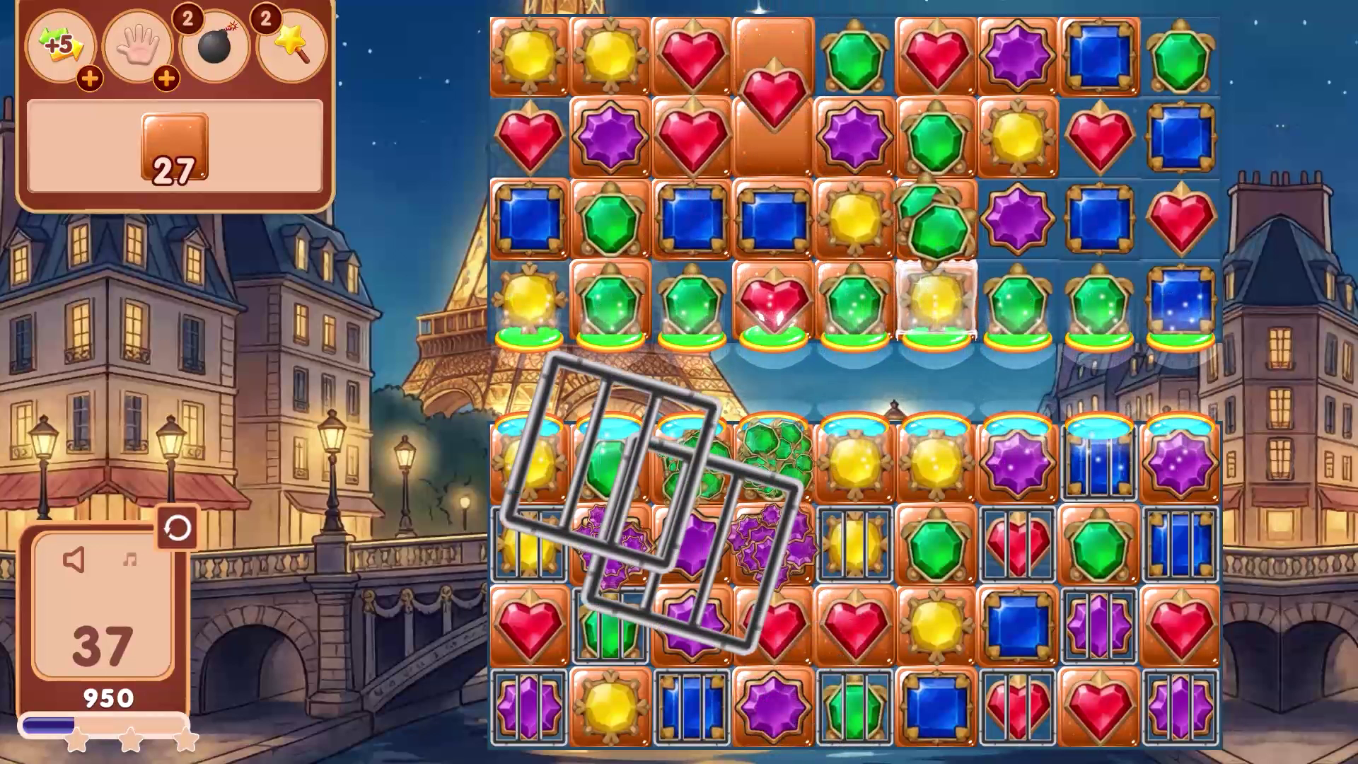 Treasures of Paris: The Secret of Gems - Match 3 screenshot