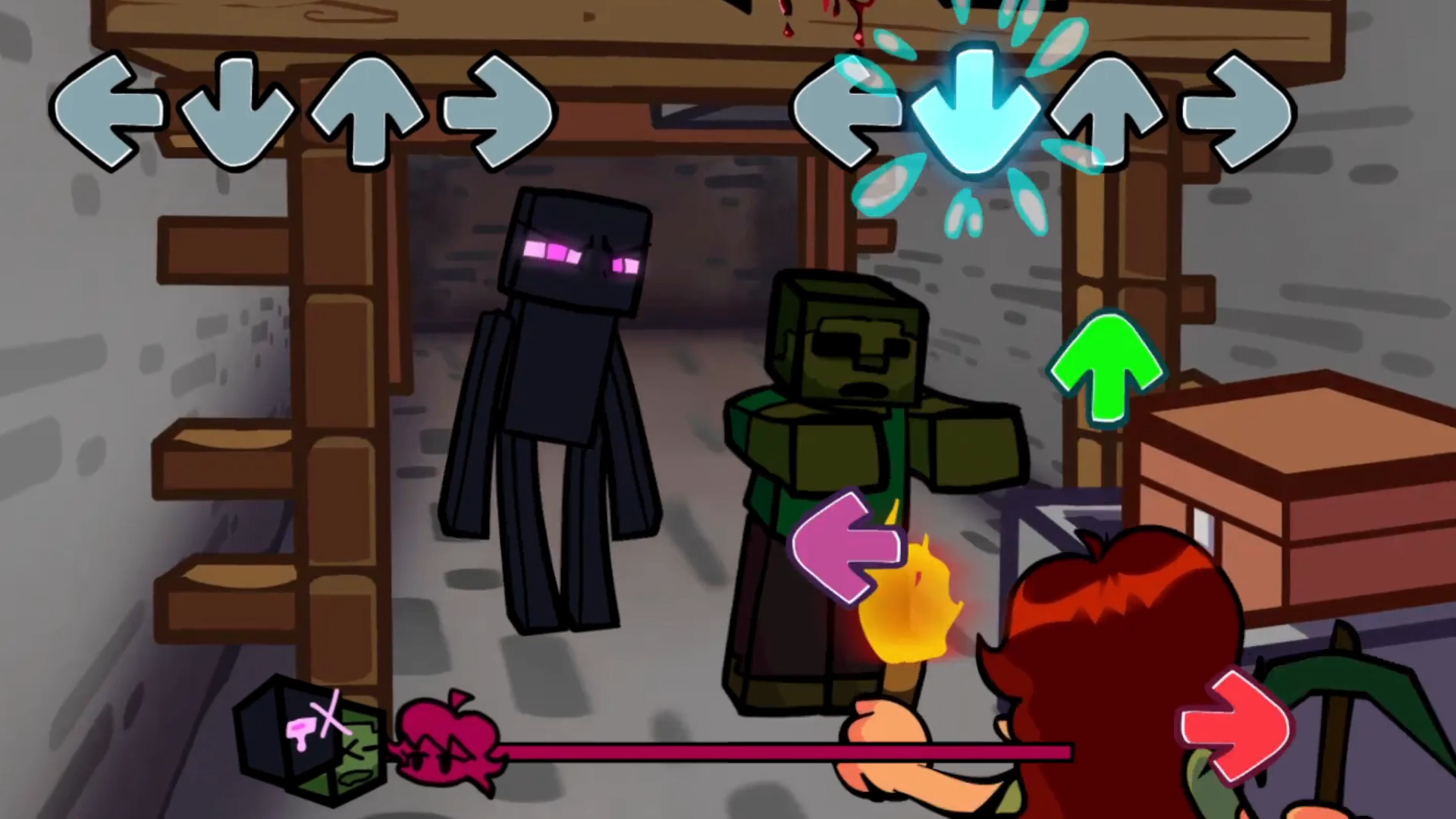 Friday Night Funkin' vs Herobrine Reborn screenshot