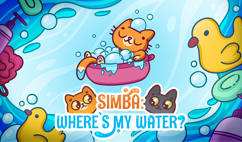 Simba: Where's my water? game cover