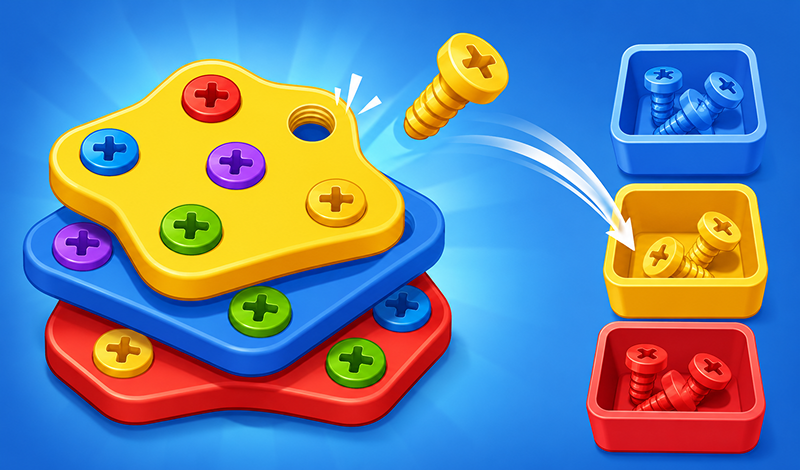 Bolts Without Nuts: A Puzzle game cover
