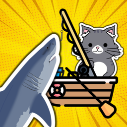 Котик рыбак. Поймай акулу!