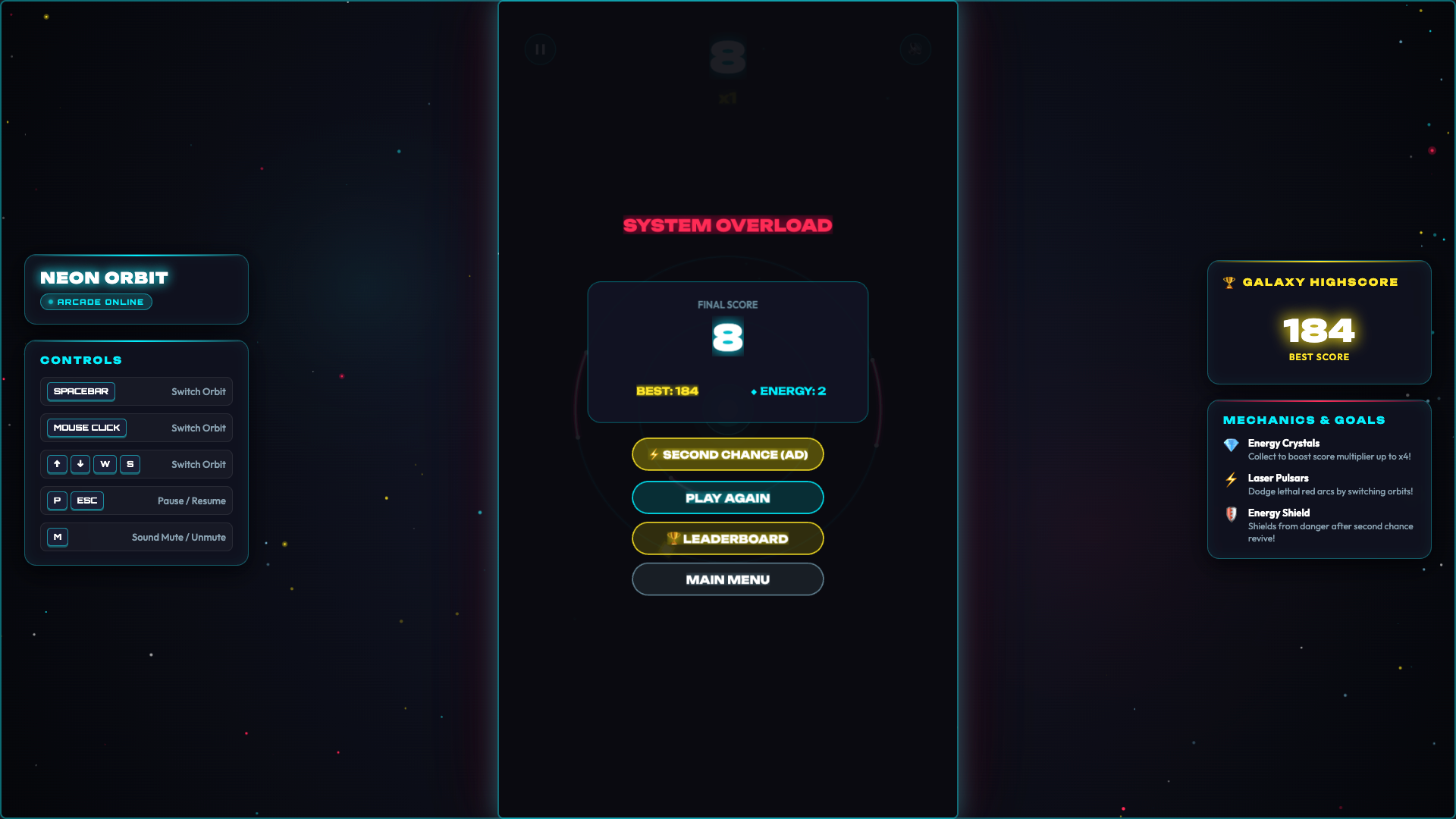 Neon Orbit — screenshot 3