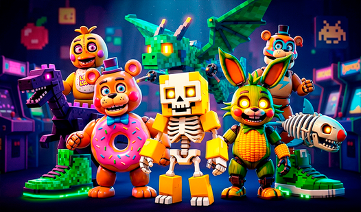 Merge: Brainrots - Mine and FNAF