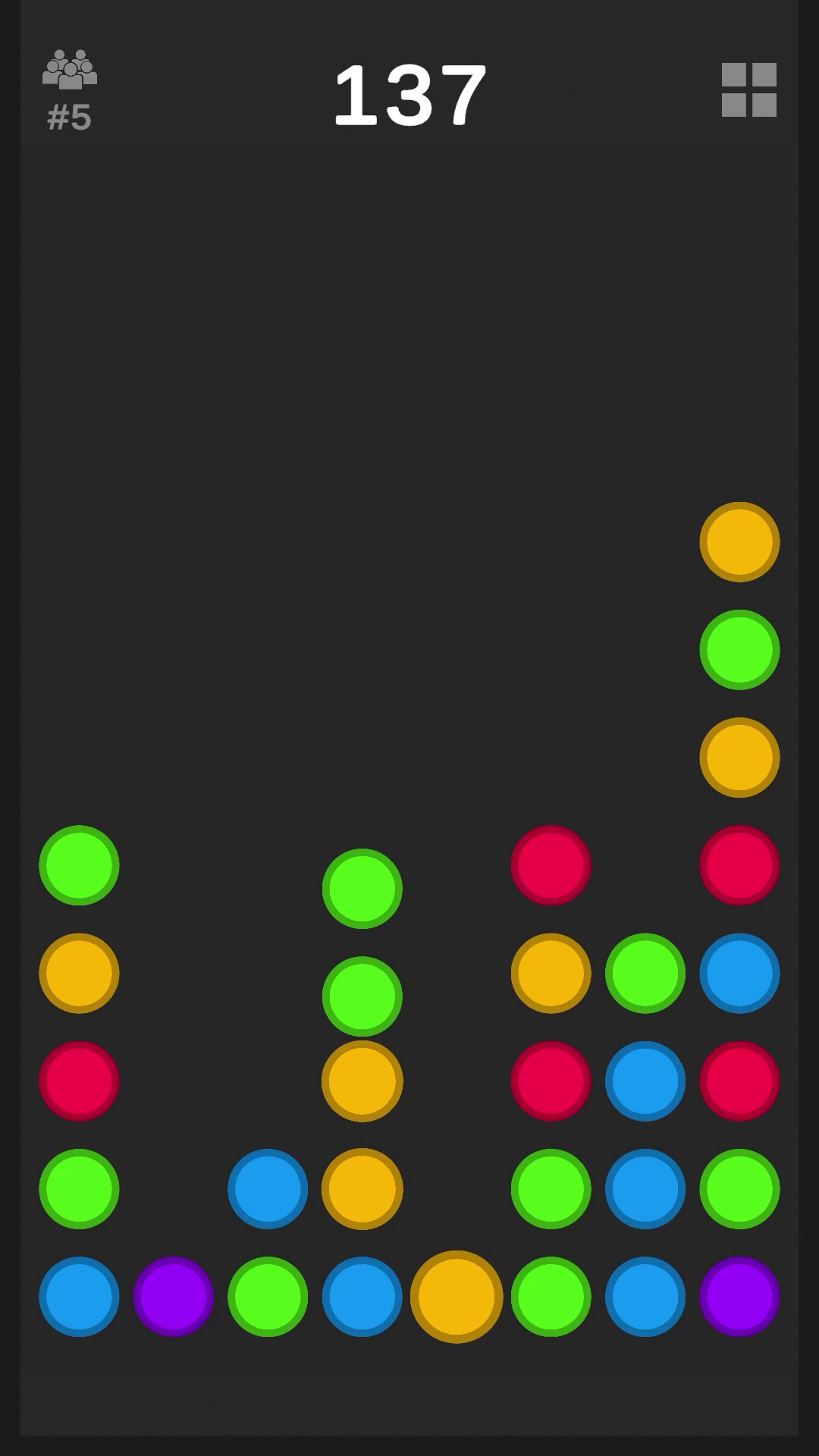 Bubble balls chains: colorful balls screenshot 5