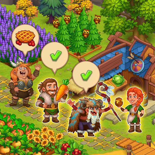Vikings and Dragon Island Farm icon