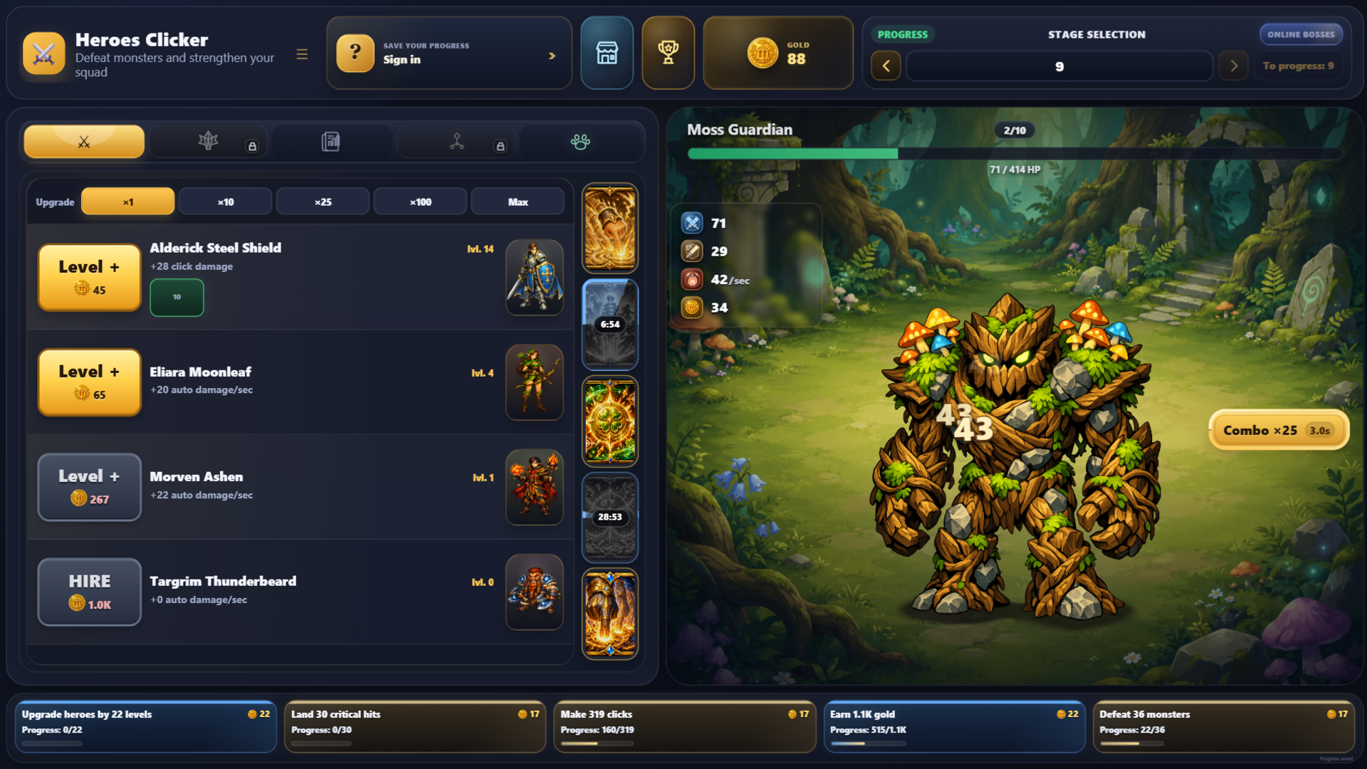 Heroes Clicker screenshot 5