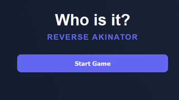 Who is it? Reverse Akinator
