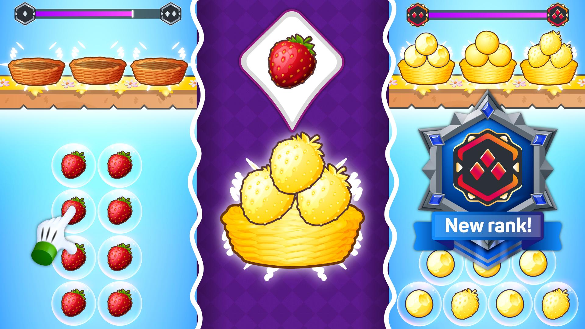 Collect and remove 3 fruits! screenshot