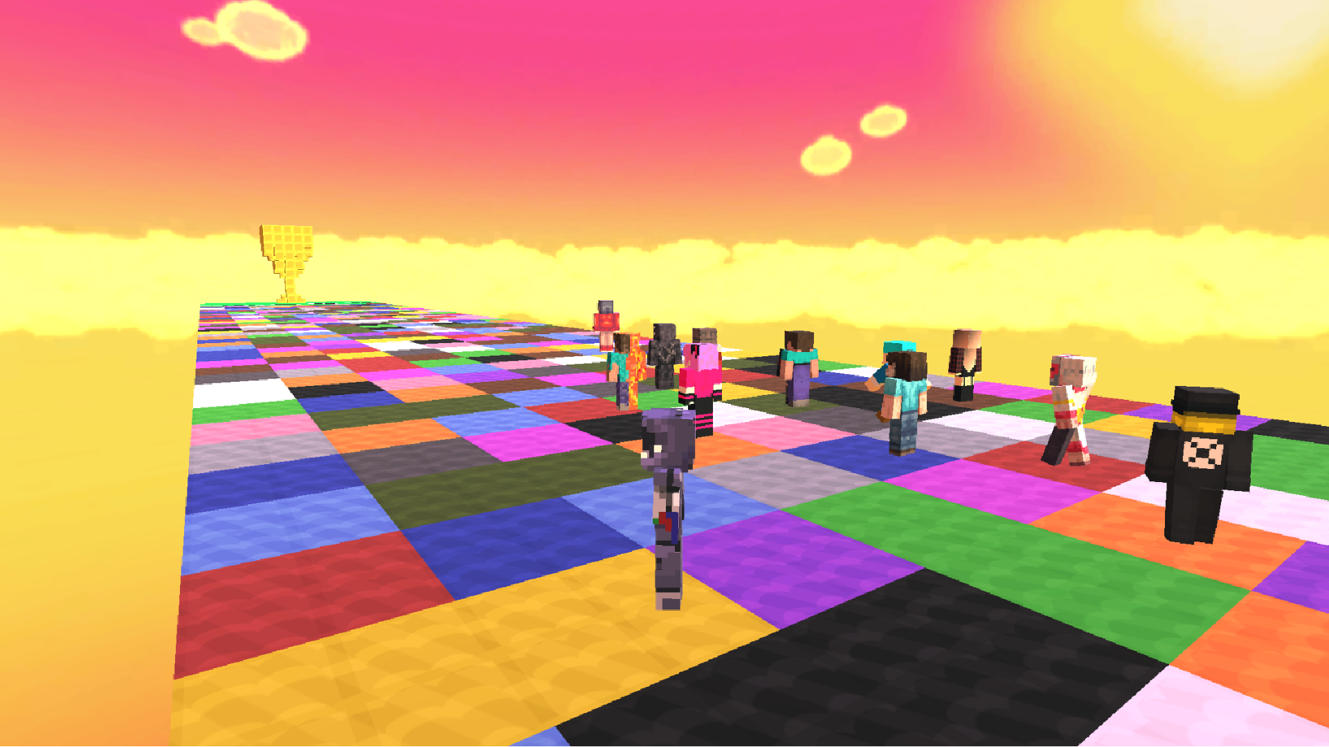 Mine Obby 3D: Minigame World! — screenshot 2