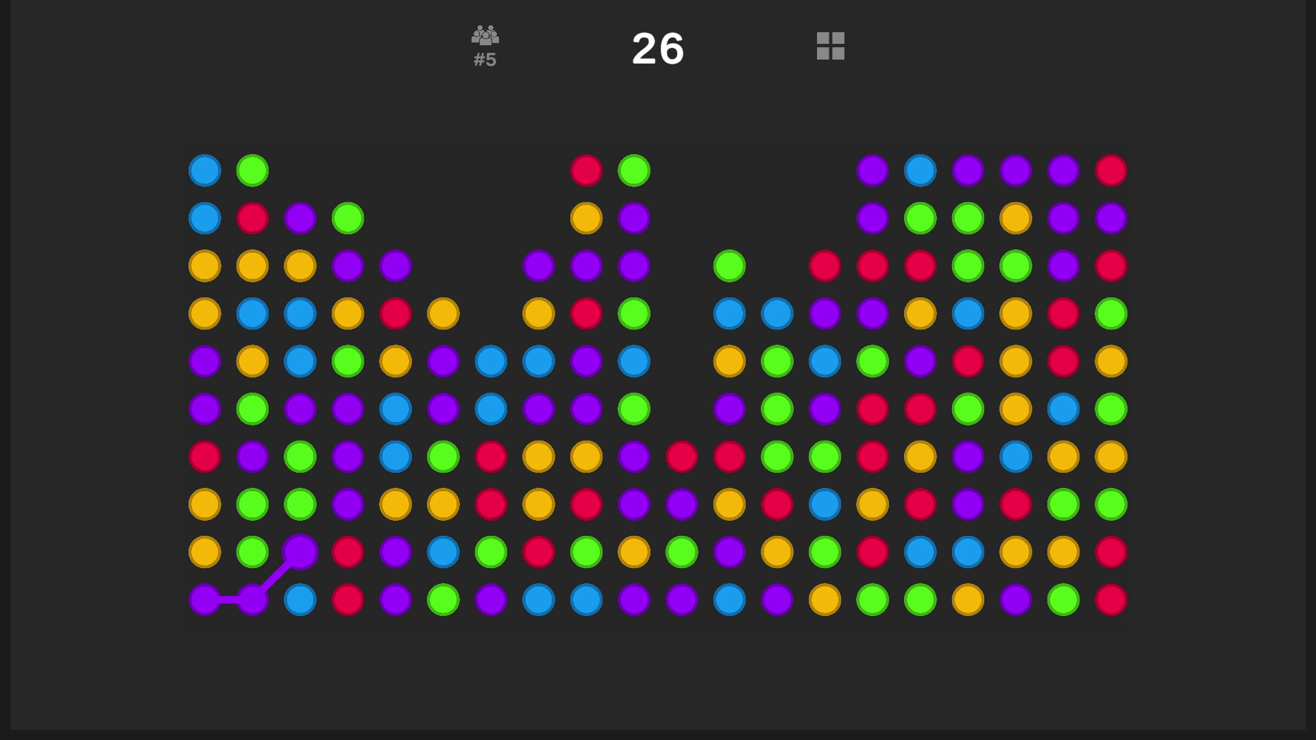Bubble balls chains: colorful balls — screenshot 2