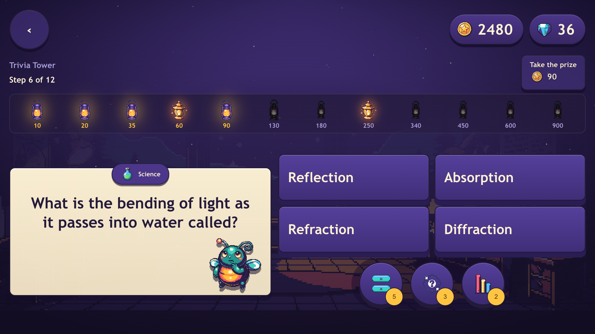 Lumik's Trivia Tower — screenshot 1