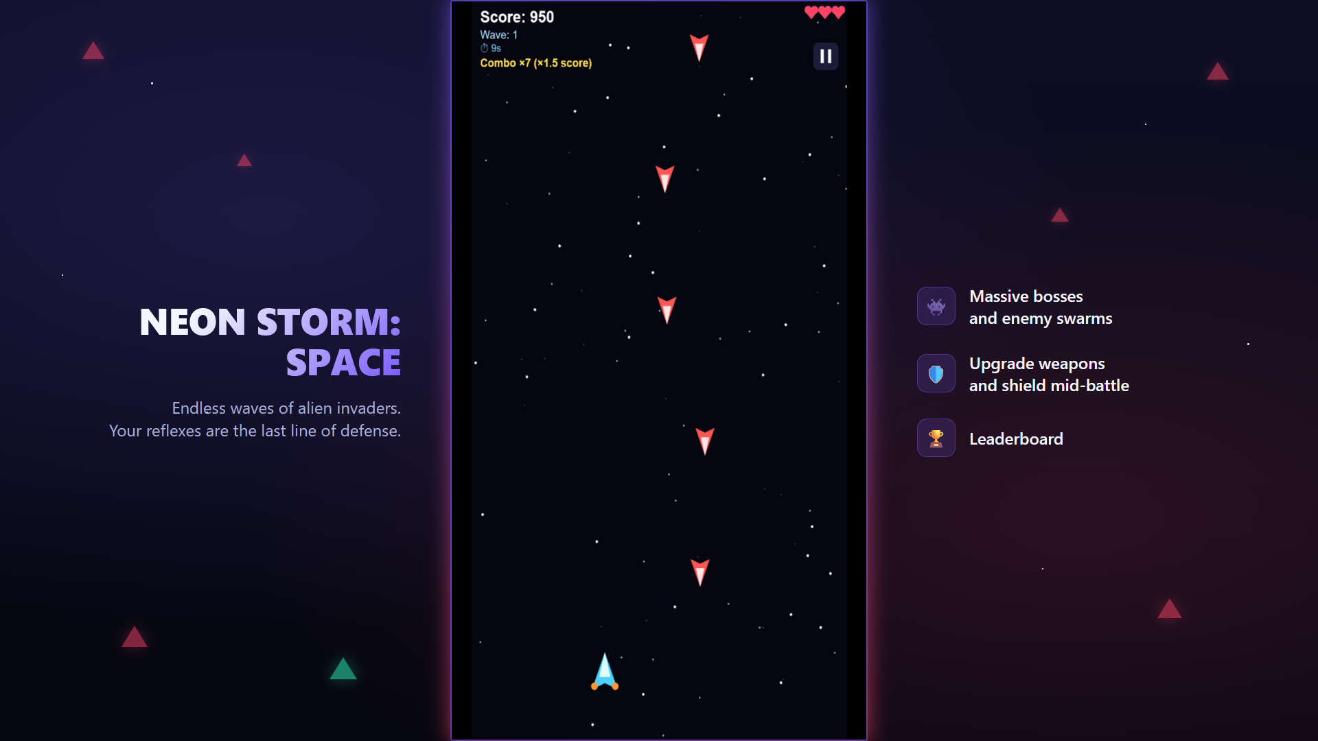Neon Storm: Space — screenshot 1