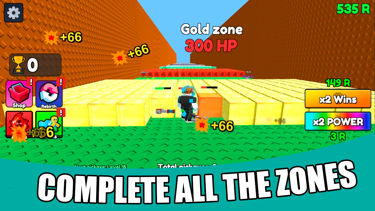 +1 Pickaxe: Break Blocks 3D — screenshot 2