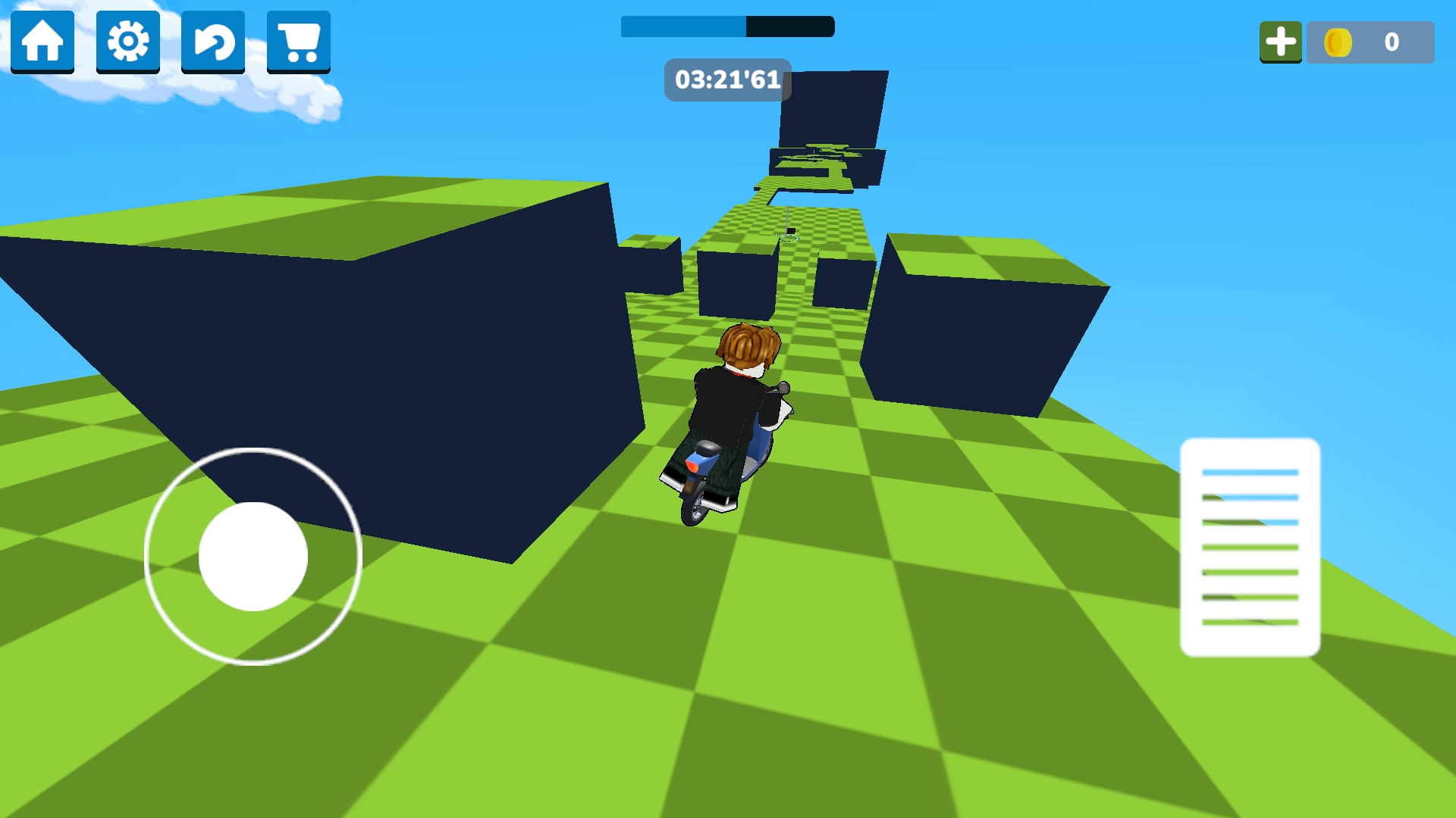 Obby, but you're on a motorcycle — screenshot 4