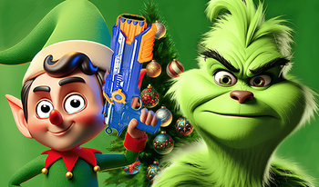 Elf ve Grinch: Noel ağacını süsle