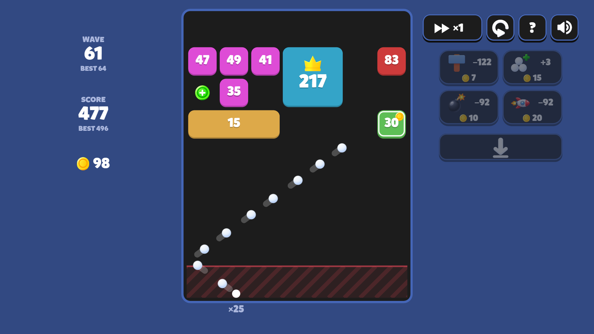 Brick Swarm: Endless screenshot