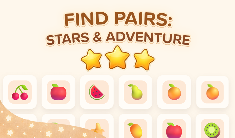 Find Pairs: Stars & Adventure game cover