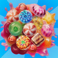 Jelly candies: merge