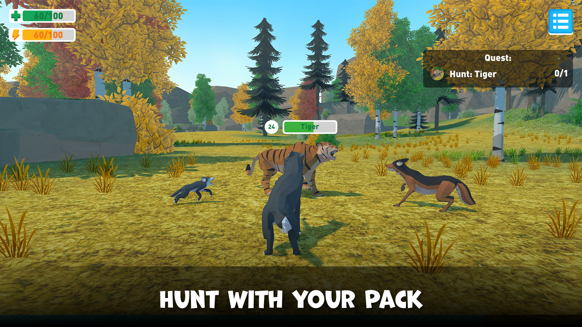 Wolf Family Simulator screenshot