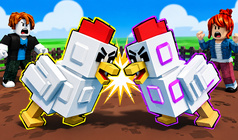 Obby: Grow a Chicken Fighter 3D