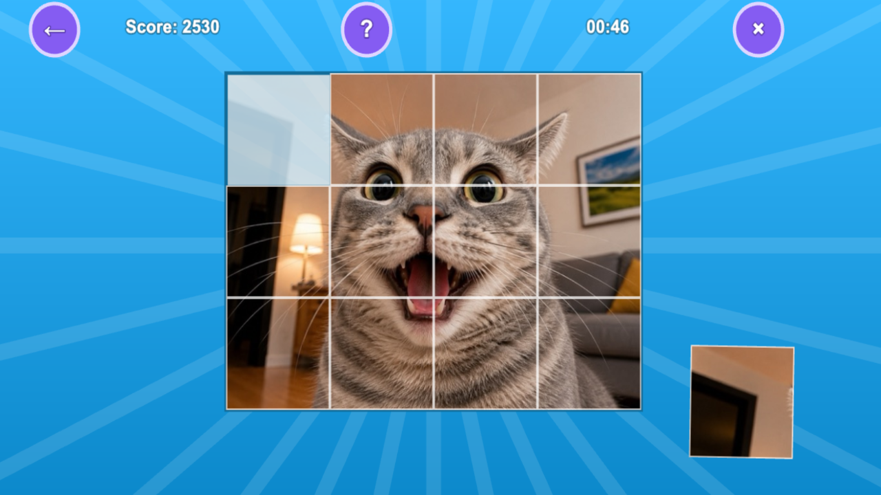 Cat Memes: Cats and Meme Puzzles! — screenshot 1